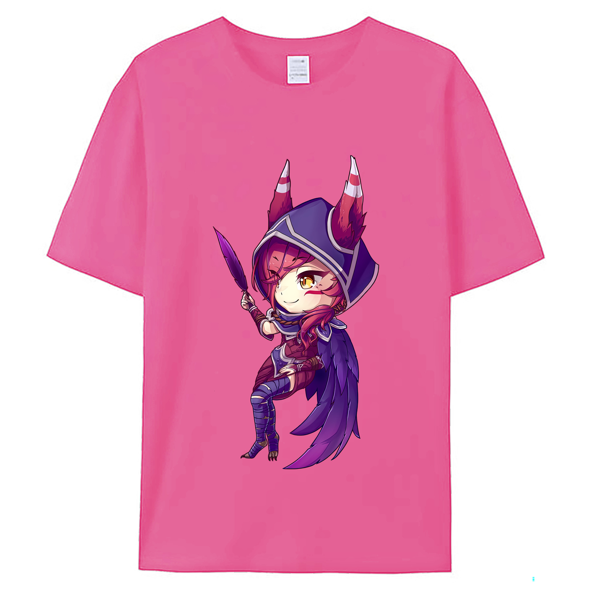 （画像用） リーグ・オブ・レジェンド League of Legends LOL レディースカジュアルプリントTシャツ（綿100％）